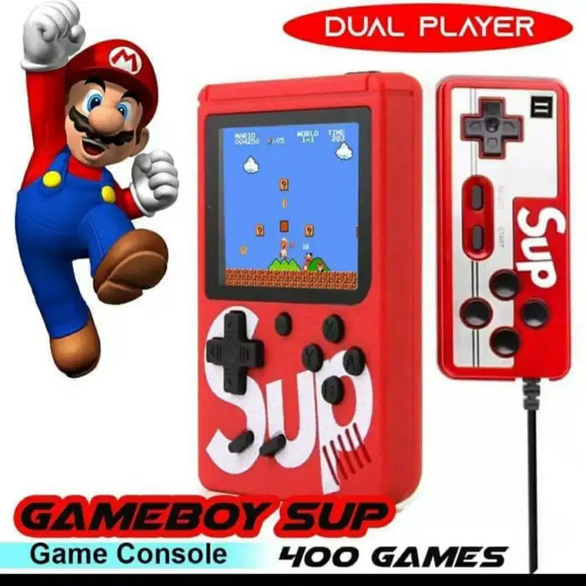 2 STICK GAME BOY RETRO 400 IN 1 SUP + STICK MINI GAMEBOY PORTABLE