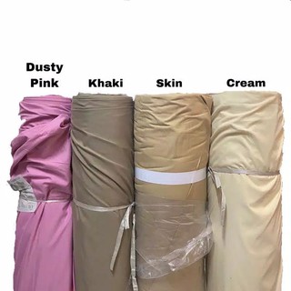  Kain perca polos  1 meter x 30cm Shopee Indonesia