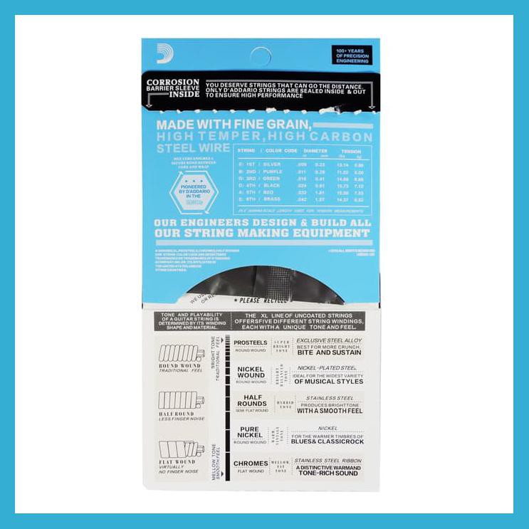 SENAR GITAR ELEKTRIK D'ADDARIO (09) EXL120 SUPER LIGHT GAUGE DADDARIO