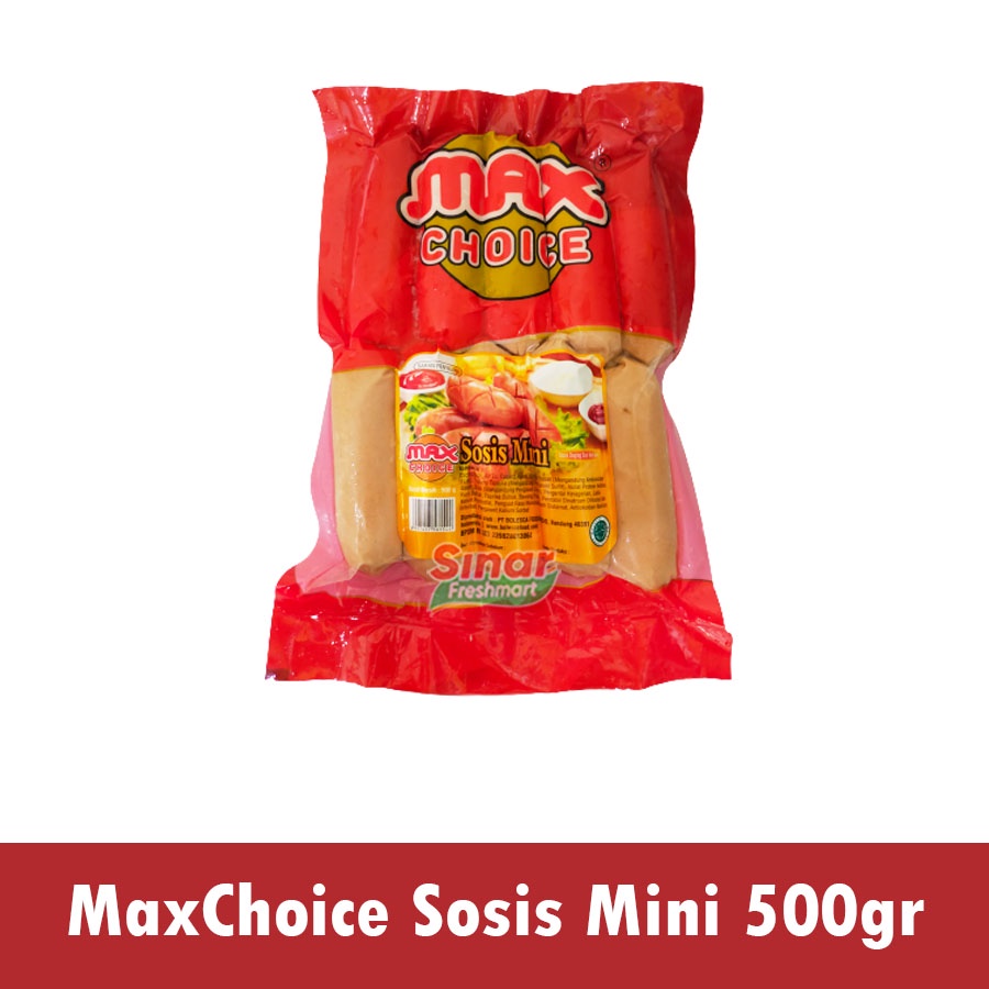 

[SINAR.FRESHMART] MAXCHOICE SOSIS DAGING SAPI MINI [500gr]