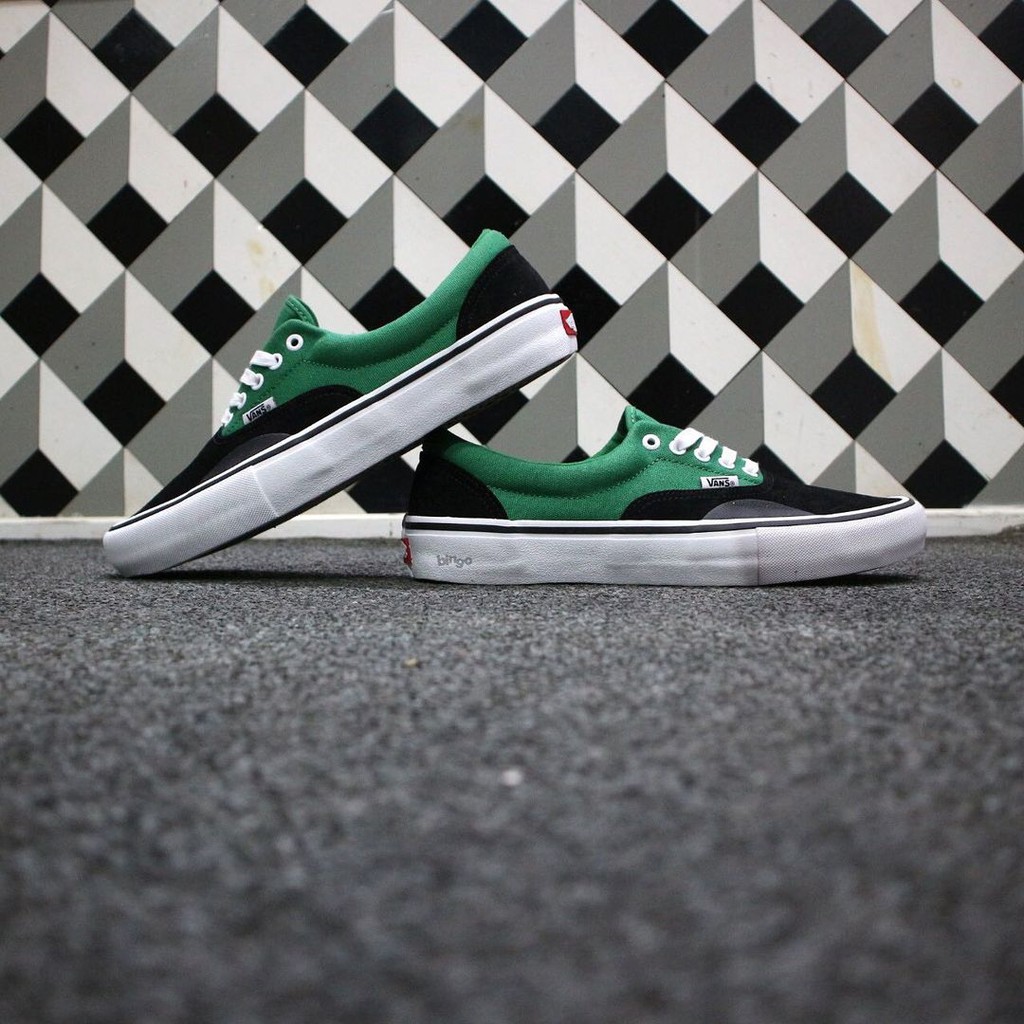 vans era pro black green amazon