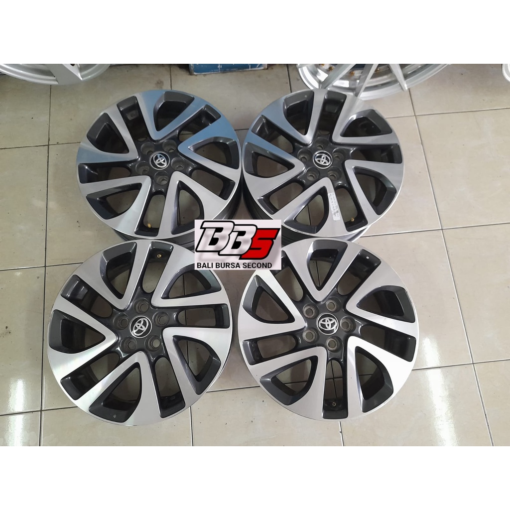 velg mobil bekas toyota sienta ring 16 pcd 5x100