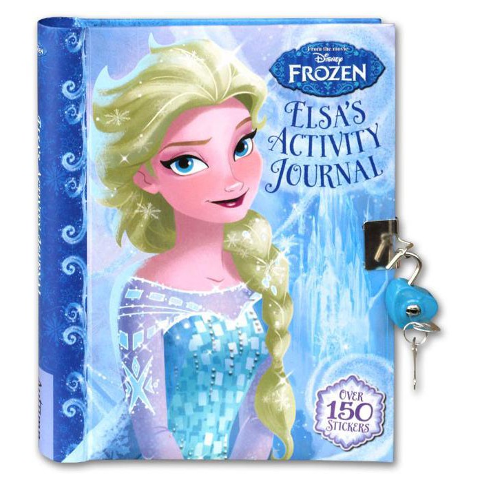 

[[BISA COD]] Buku Diary Disney Frozen Elsa's Activity Journal with over 150 sticker
