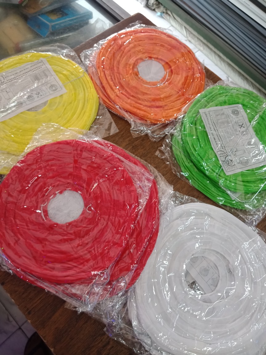 Lampion Kain Polos Warna Warni 20cm 8inch