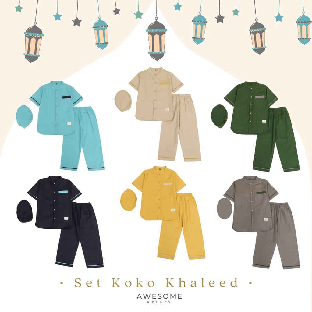 Set Koko Khaleed + celana by awesome kids | DUO KRUCILS