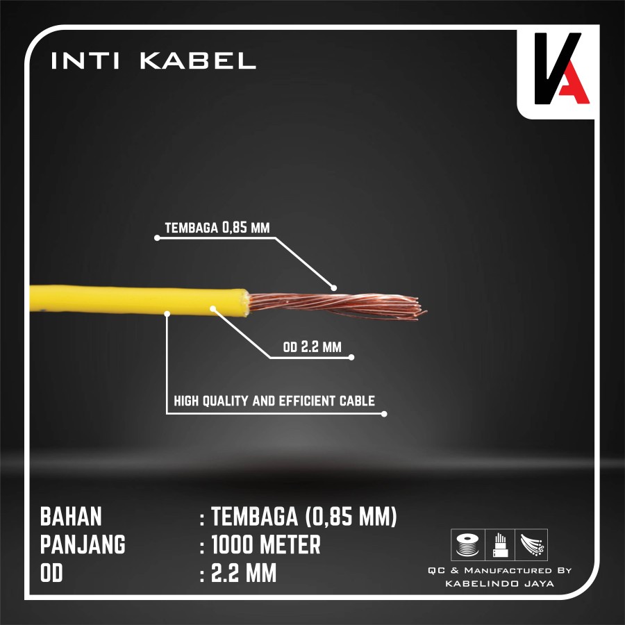 KABEL BINTIK SERABUT TEMBAGA 0.85MM x 1000M KABEL BODY MOBIL MOTOR KUALITAS ASTRA UNIVERSAL