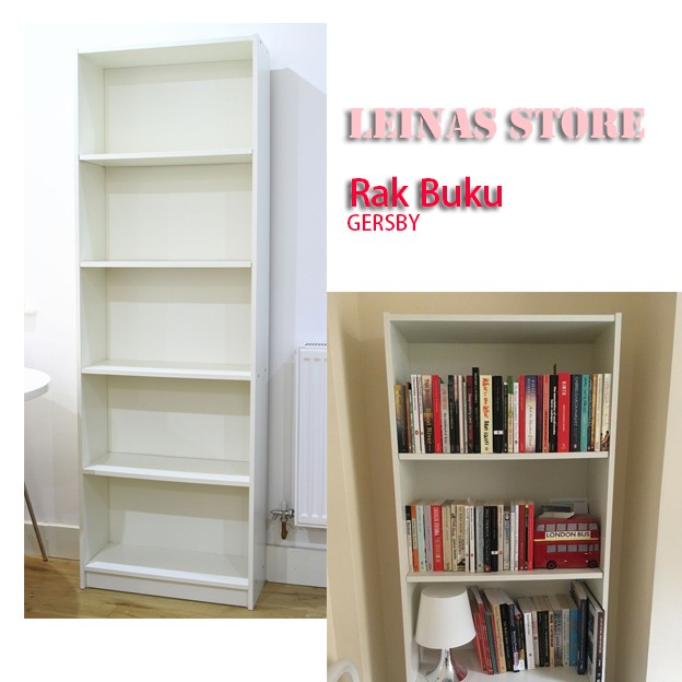 Rak Buku Putih  / Lemari Buku
