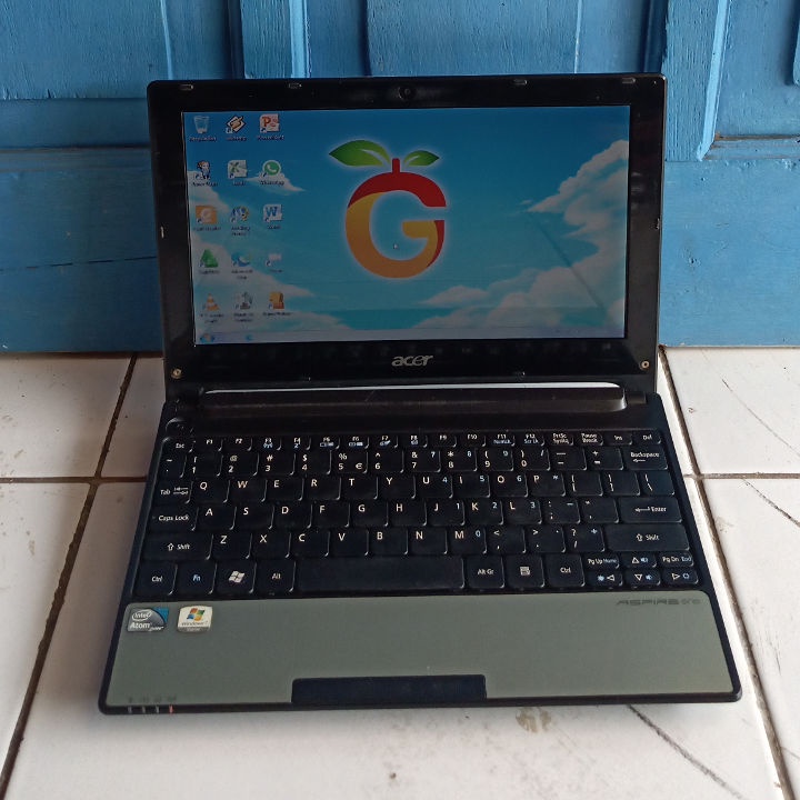 Acer Aspire One D255E SilverIntel Atom N455 RAM 2GB HDD 320GB Windows 7 Notebook second