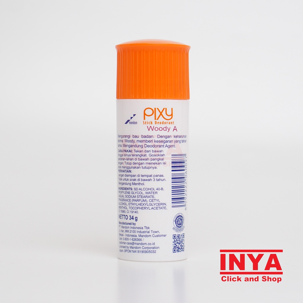 PIXY DEODORANT STICK WOODY 34gr