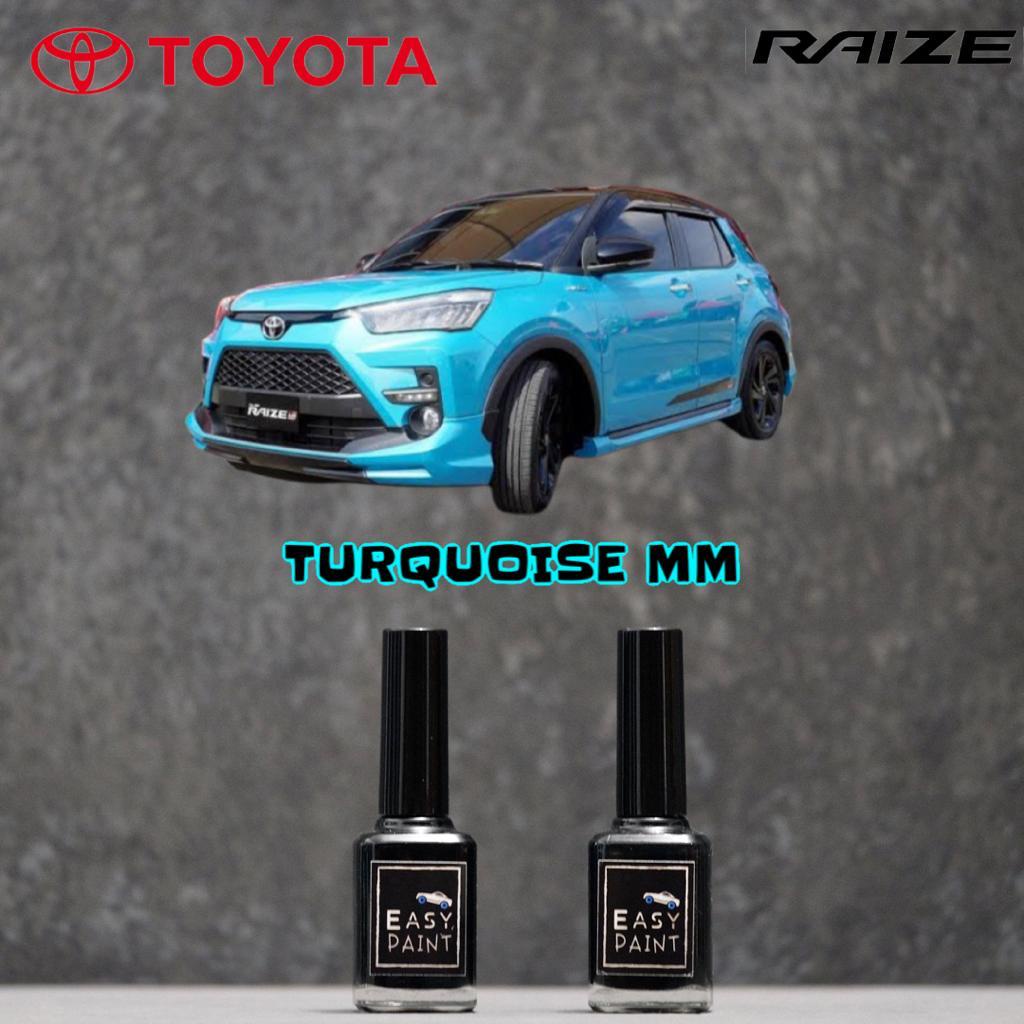 Cat Oles Turquoise MM Aqua Blue Metalic Toyota Raize Biru Langit