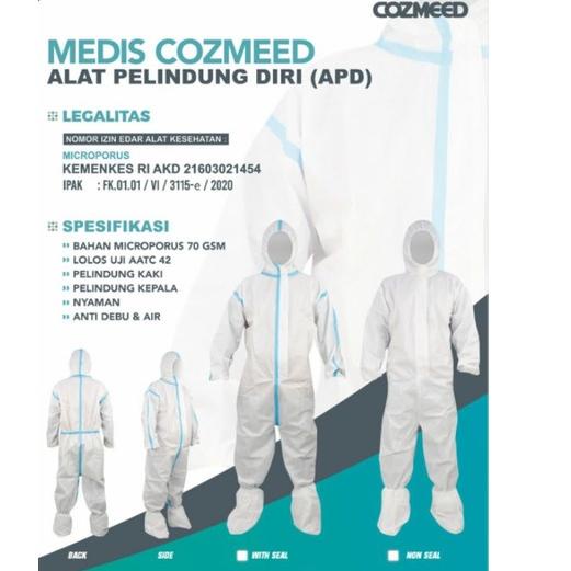 Terlaris APD HAZMAT ALL MICRORUS 70 G S / NON SEAL LEVEL 3 MEDIS  KEMENKES RI AKD ❤️KQW