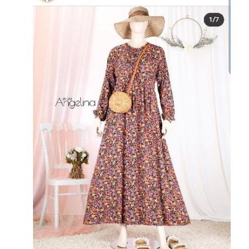 SARAH DRESS FLOWER BATIK atelier angelina NWT