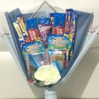 

Bouquet Snack in Blue