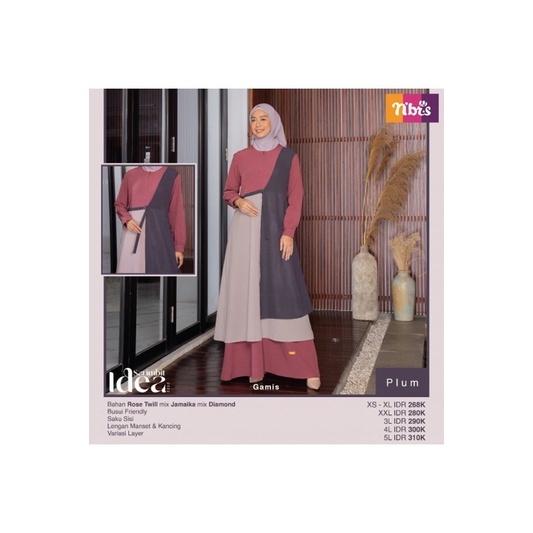 NIBRAS SARIMBIT GAMIS DEWASA IDEA