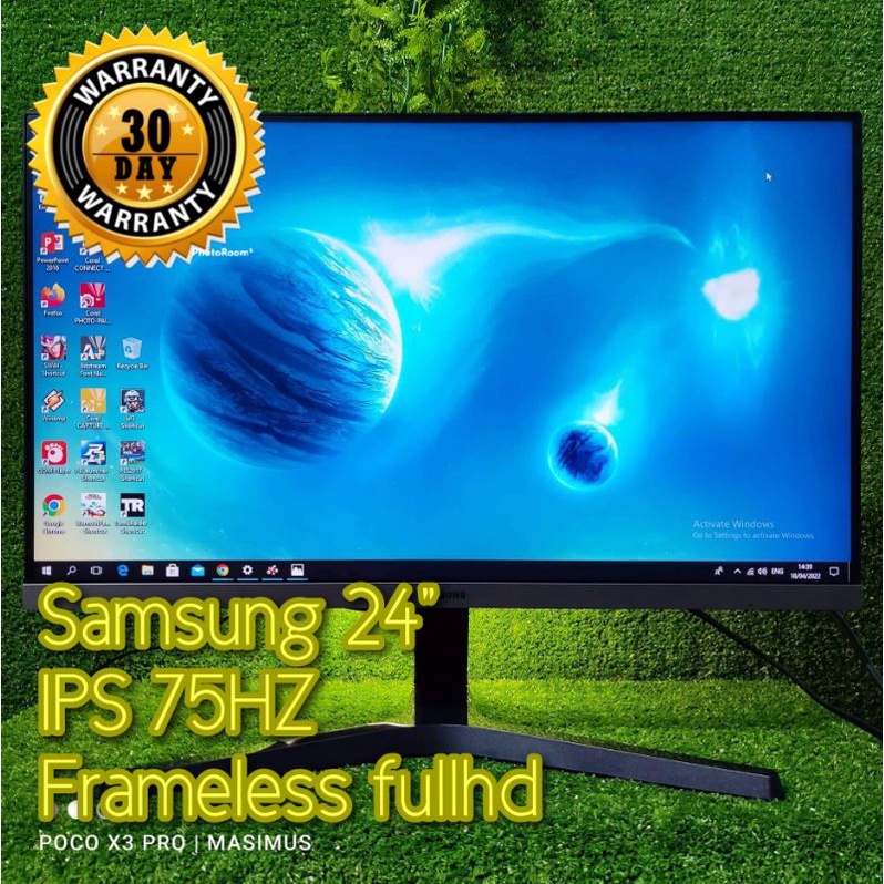 Monitor Samsung 24 inch SR35 ips bezel less 75hz