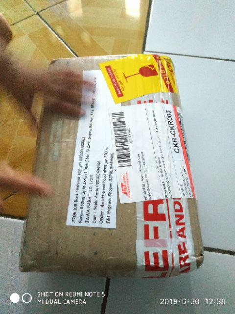 Little Red Hood Glass Jar 200 Ml / Toples Kaca Mini Tutup Stainless