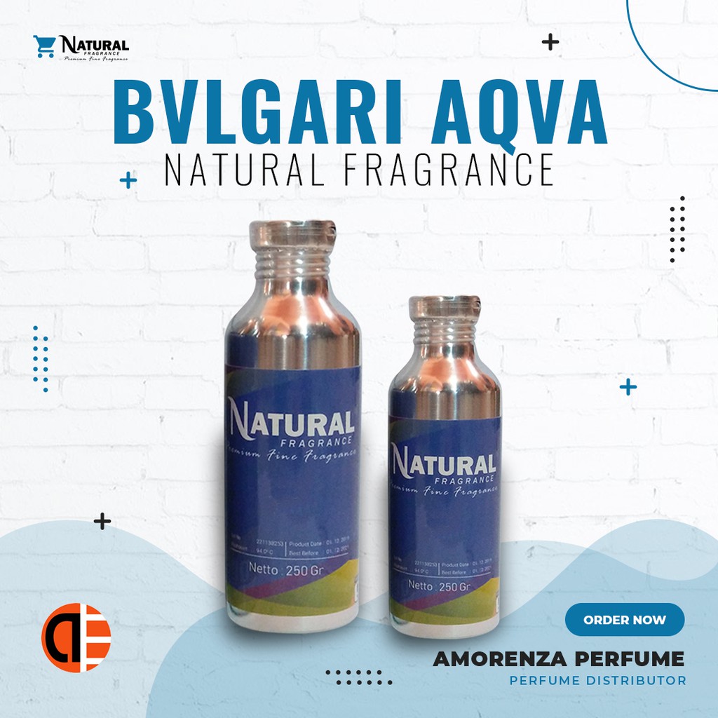 BIBIT PARFUM MURNI BULGARY AQUA - AQUOS NATURAL FRAGRANCE 250 ML SEGEL PABRIK