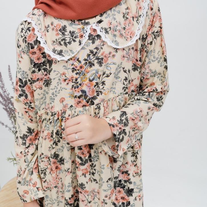 (Recomended) Midi Dress Anak Remaja Tunik Anak Rayon Baju Anak Muslim