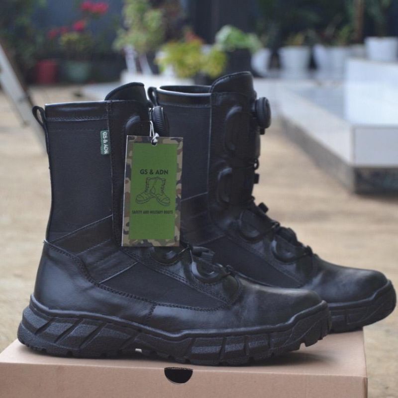 SEPATU PDL TALI PUTAR JATAH POLRI