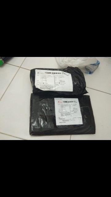 Trash Bag Kantong Sampah 50 X 75 Cm Platik Packing Trashbag Jumbo Hitam Kuat Besar