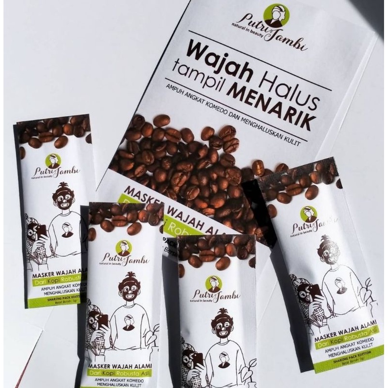 Masker Kopi Putri Jambi Original beli 10 gratis 1