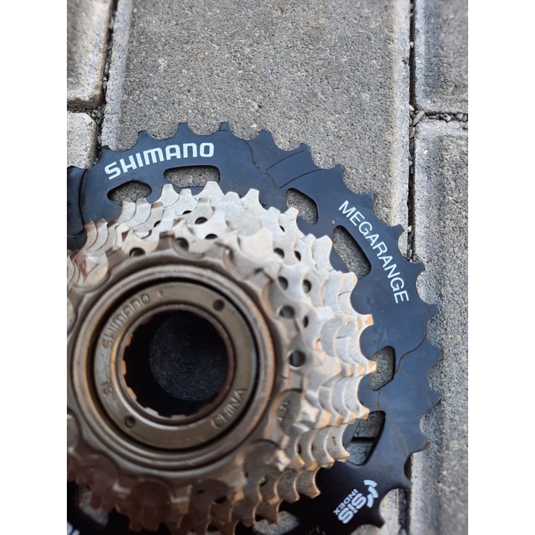 TERMURAH!!! Sprocket Sepeda / SHIMANO ORI Megarange 7 Speed 14-34 T / Realpict