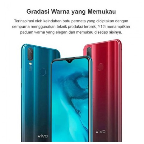 Vivo Y12i Ram 3gb Internal 32gb 5000mah Garansi Resmi Vivo Indonesia Shopee Indonesia