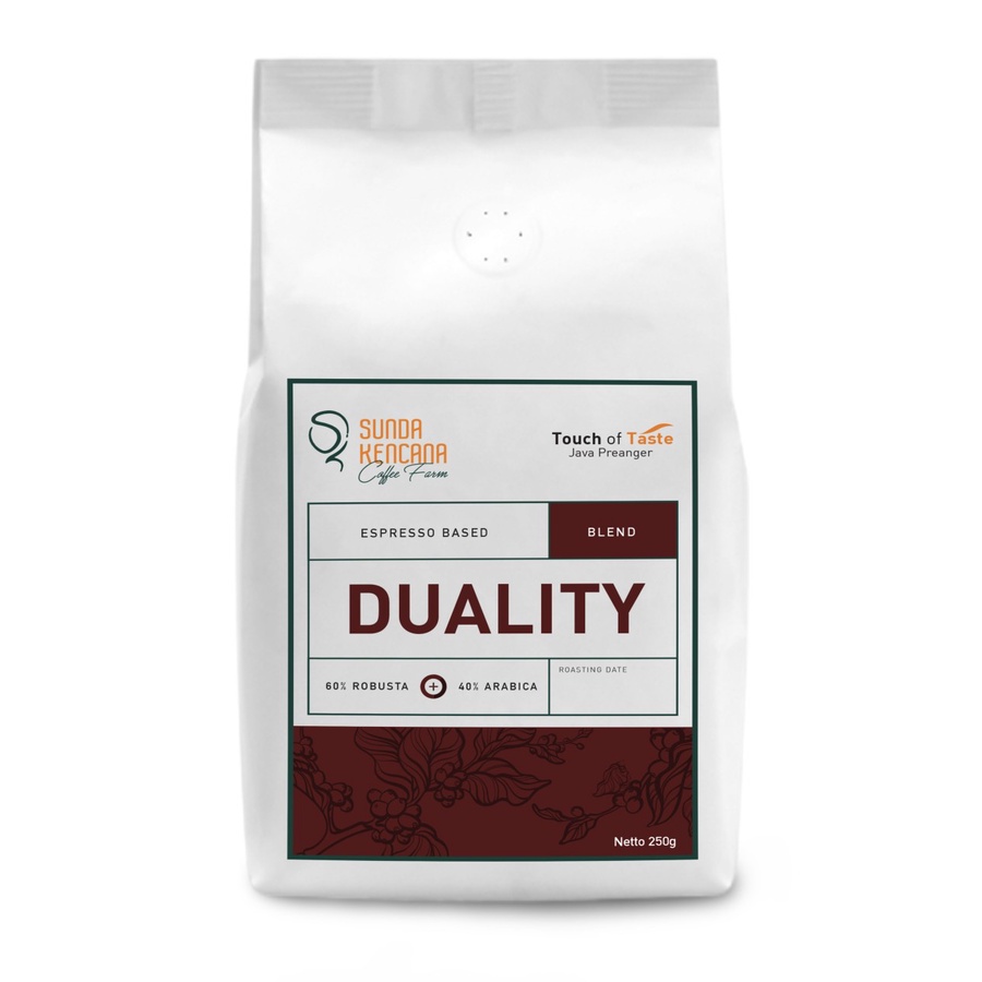 

DUALITY Kopi Sunda Kencana - Espresso Based - Blend Arabica - Robusta
