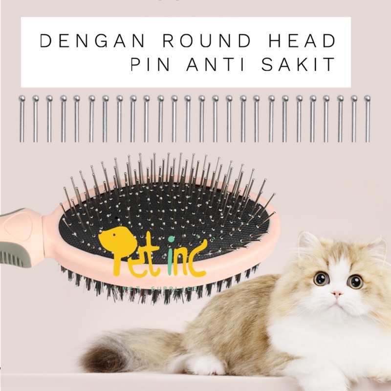 HISTOPET Double Sided Pin Brush