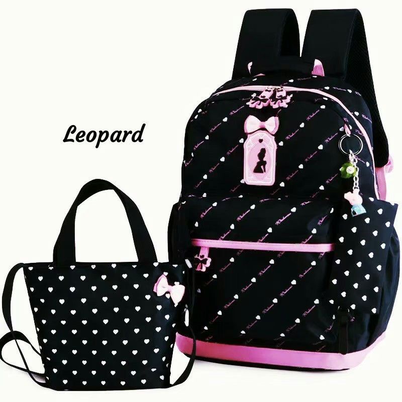 Tas Anak Perempuan Set 3in1 Backpack Sekolah TK SD Barbie