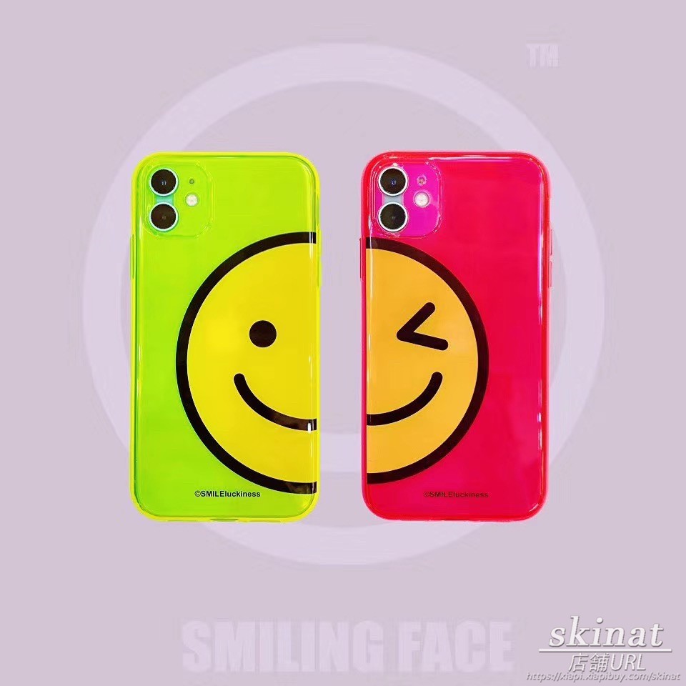 Casing Case Pasangan/pria/wanita Motif Smiley Face