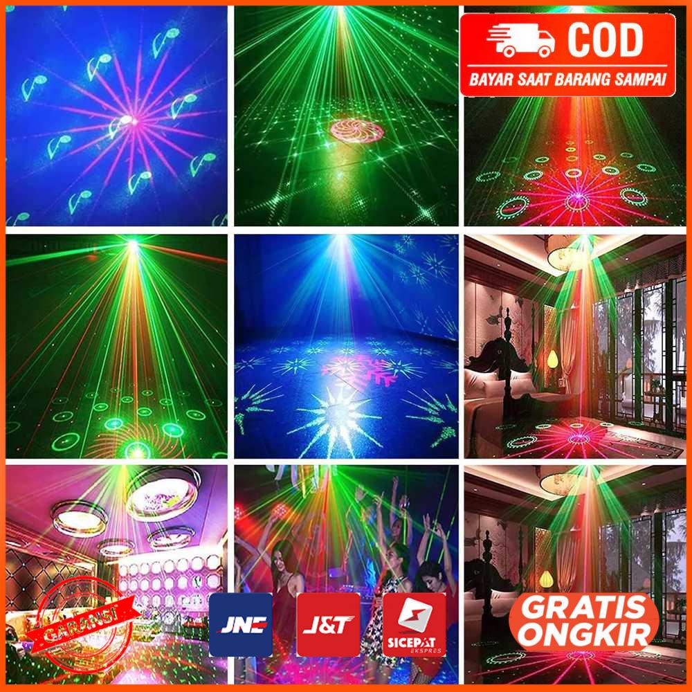Proyektor Laser LED Lampu Disco DJ Party Lights - AL-001