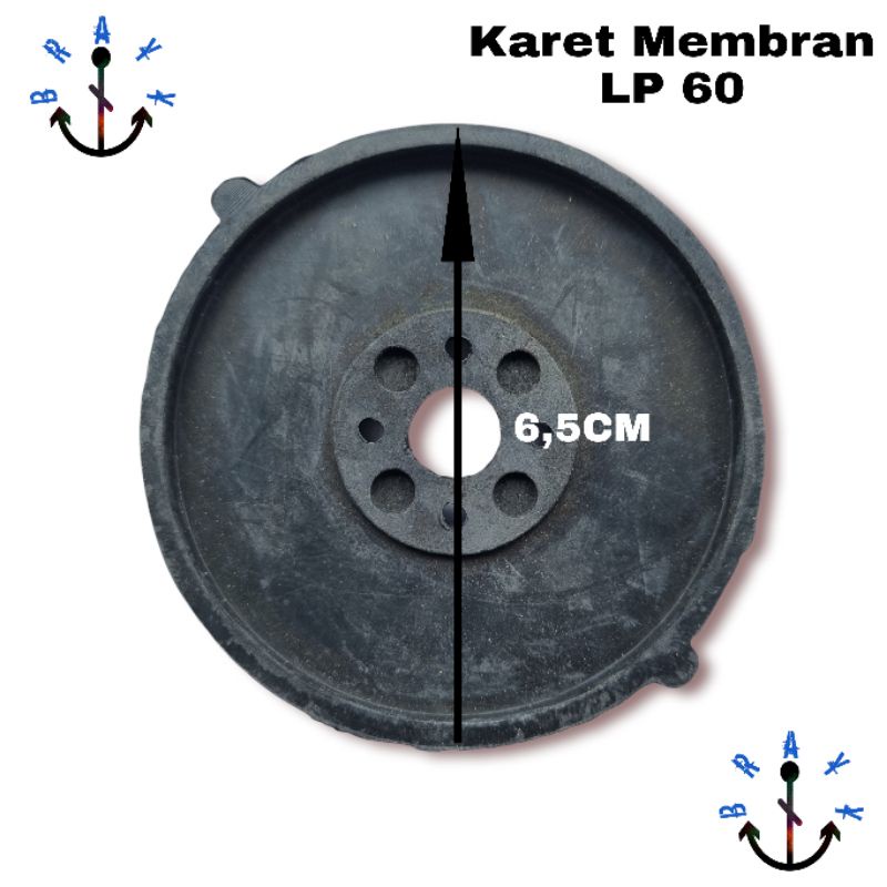 Karet Pengganti Resun LP 60 Karet Membrane Diafragma