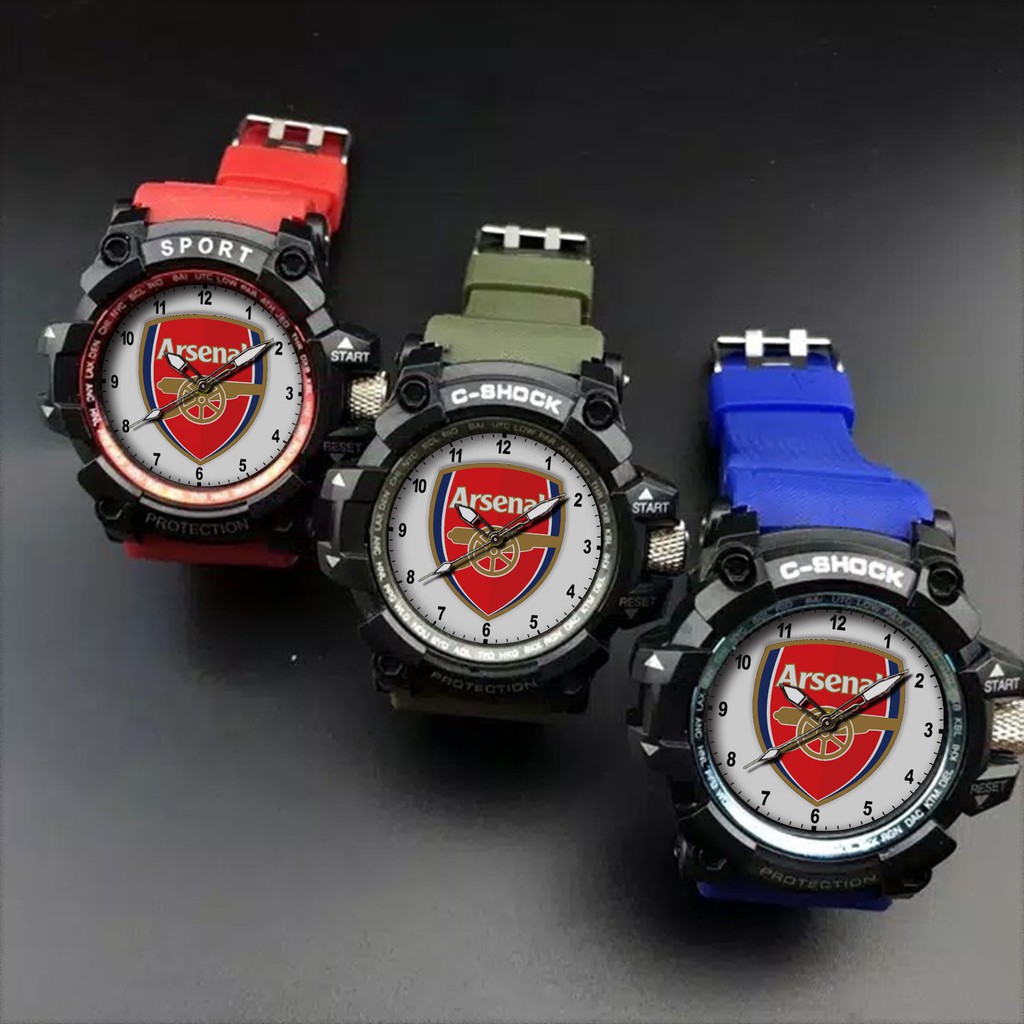 (EXCLUSIVE) JAM TANGAN ARSENAL 2 (STRAP WARNA)