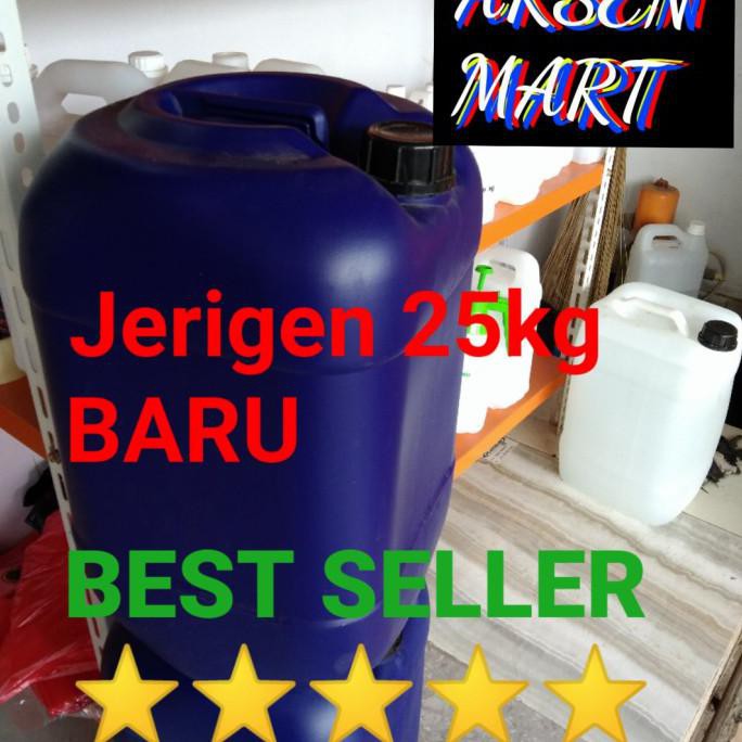 Jerigen 25 Liter Baru, (Drum, Ember Plastik) Terlaris