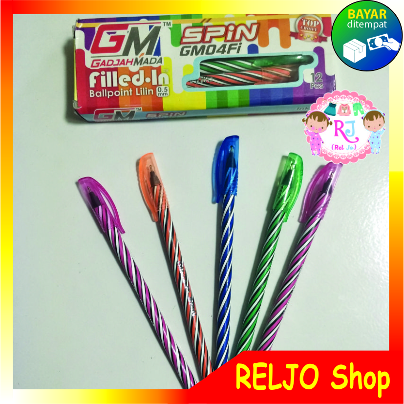 

2 Pcs Pulpen GM SPIN Murah