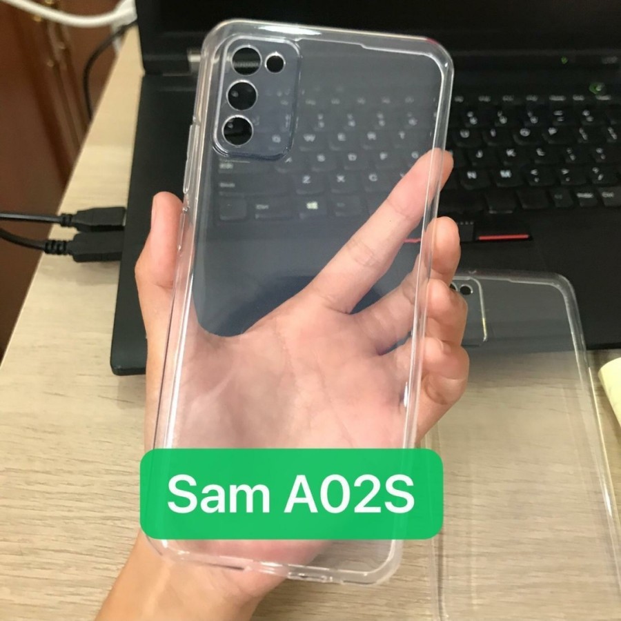 SAMSUNG A02S CASE SOFTCASE CLEAR BENING ANTI CRACK, CASE PROTECT CAMERA