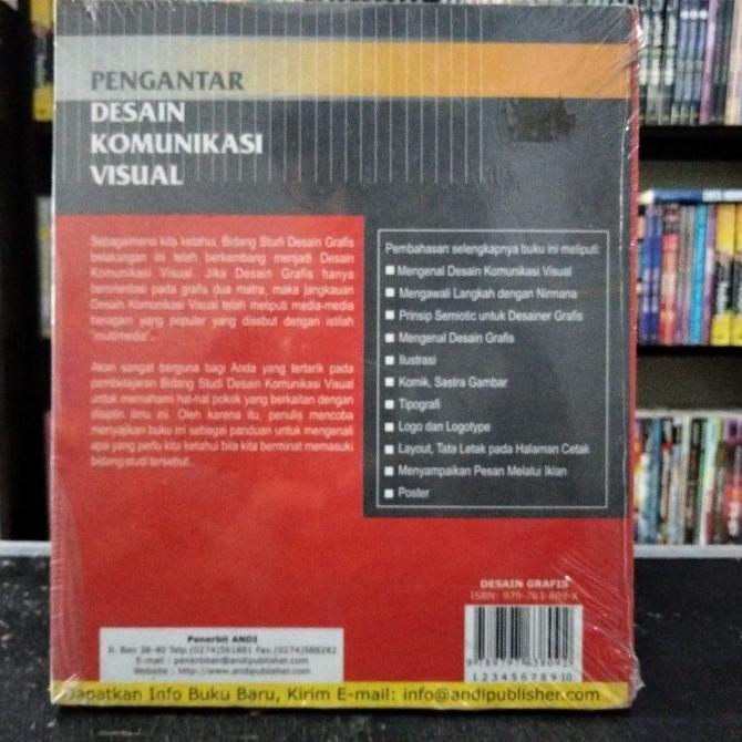 

READYY TERMURAH BUKU PENGANTAR DESAIN KOMUNIKASI VISUAL adi Kusrianto PROMO