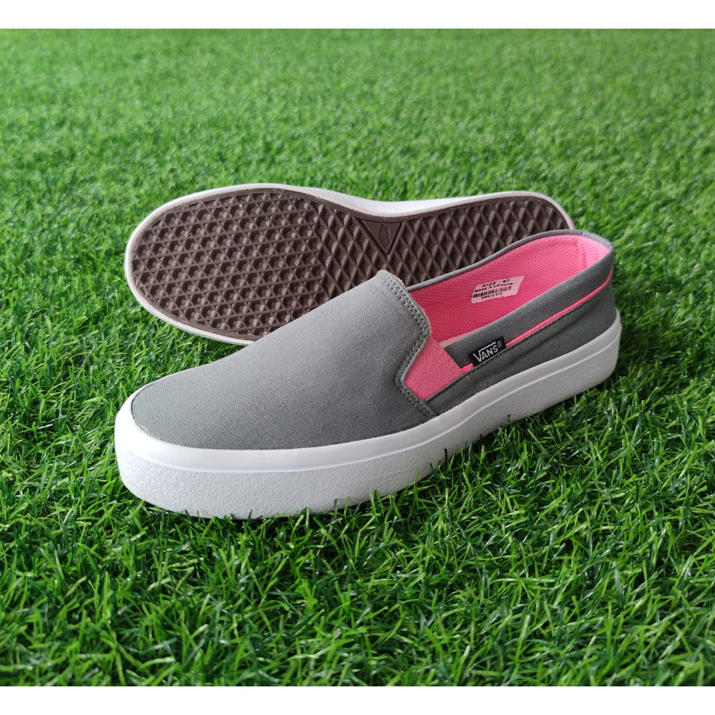 SEPATU SLIP ON WANITA 017 ABU PINK.SEPATU PUTIH.SEPATU KERJA.SEPATU SANTAI.SEPATU WANITA.SEPATU SLIP ON.SEPATU SNEAKERS