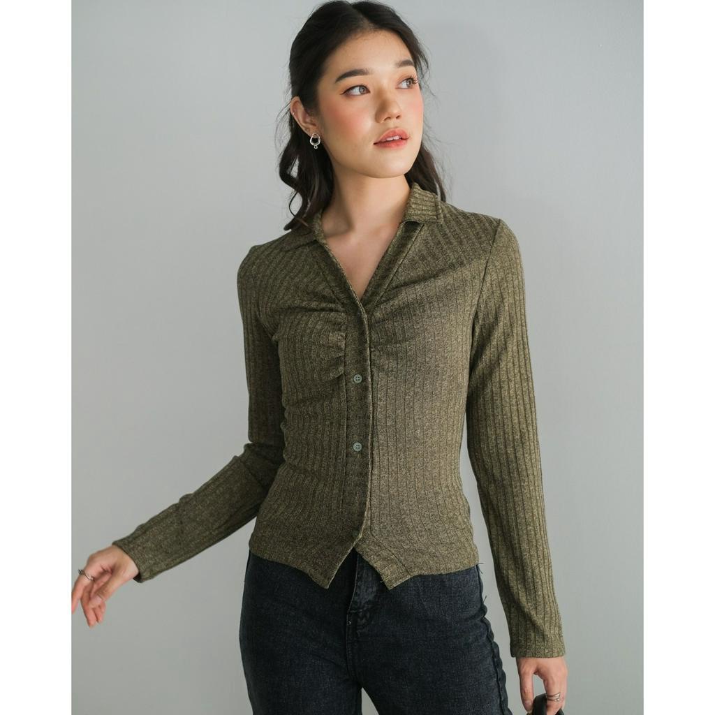 Myrubylicious NASTRI SHIRT KODE 4252  | KEMEJA | KEMEJA WANITA | KEMEJA LENGAN PANJANG | KEMEJA RAYON