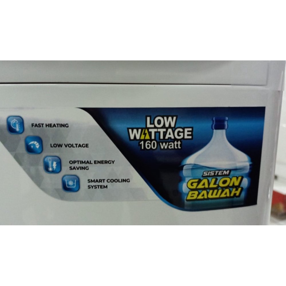 Polytron Dispenser Galon Bawah 3 Kran Low Watt Hot Cool Normal PWC 600