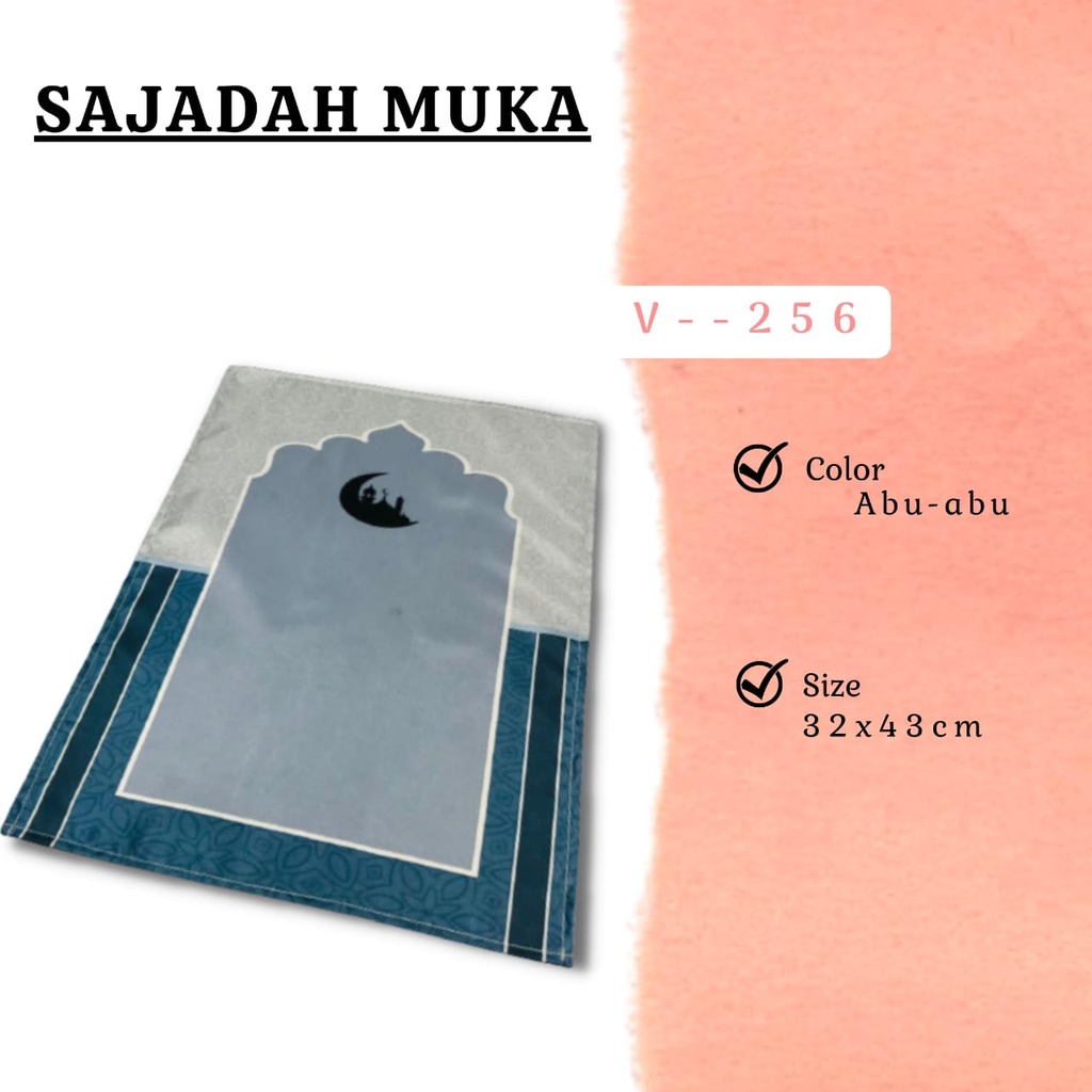 GROSIR Sajadah Sujud Tanpa Pouch/ Sajadah Kepala Mini/ sajadah muka / sejadah muka / sajadah kecil /