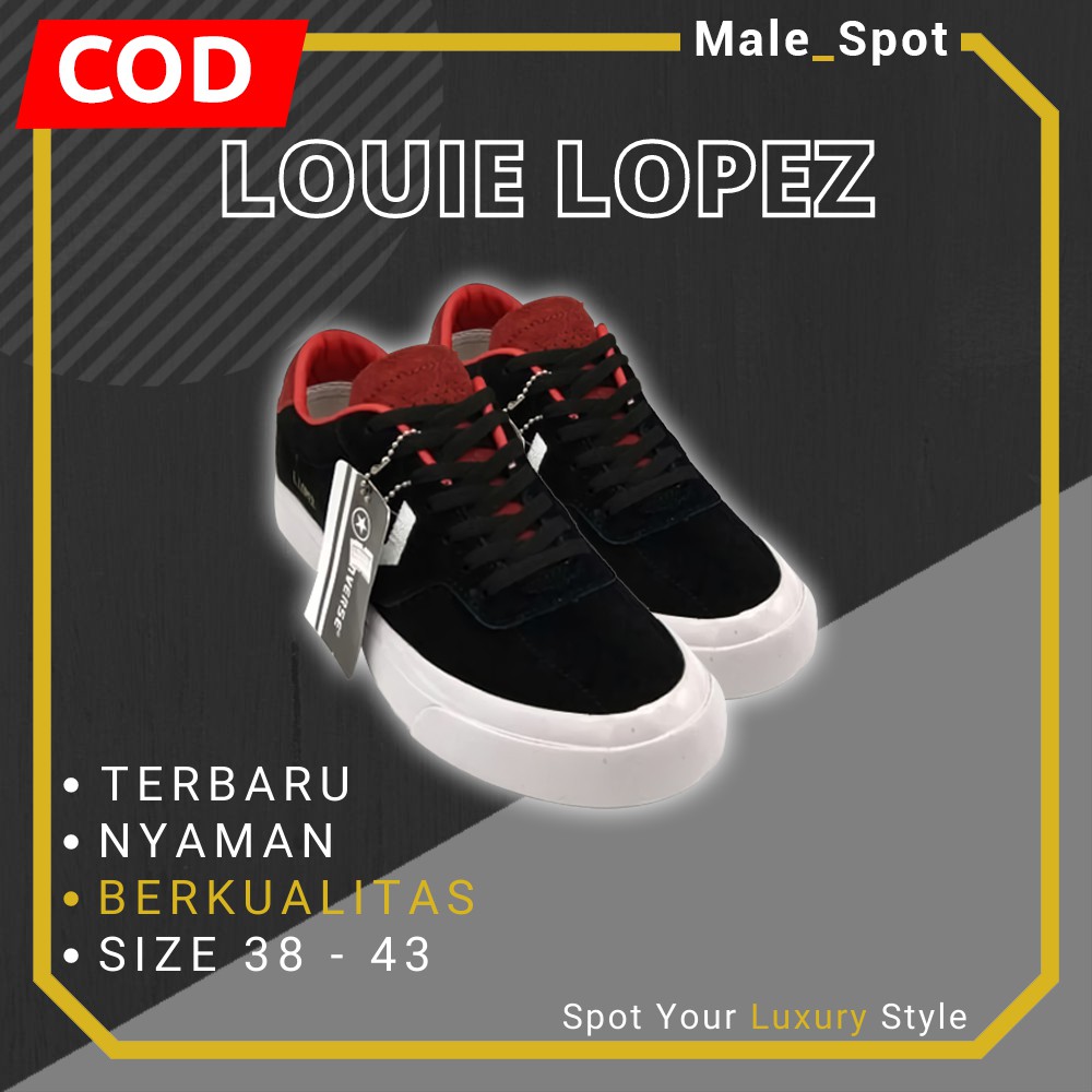 sepatu sneaker sneakers kasual santai casual fashion gaya remaja cowo pria cowok import impor A43