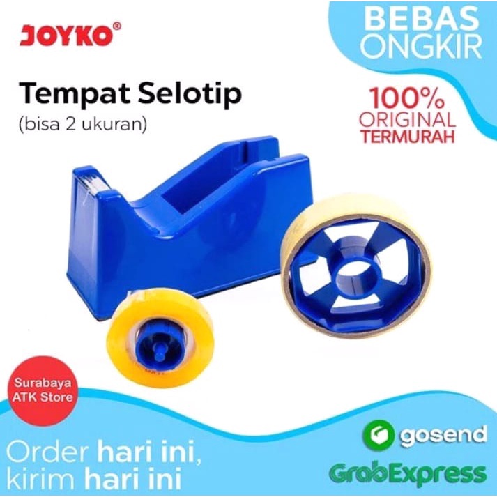 

Tempat Isolasi Joyko TD-103 Tape Cutter Tape Dispenser Tempat Selotip