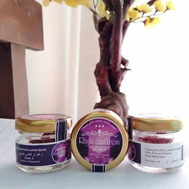 

Saffron super negin GRADE A+ 1 gram ORI AFGHANISTAN