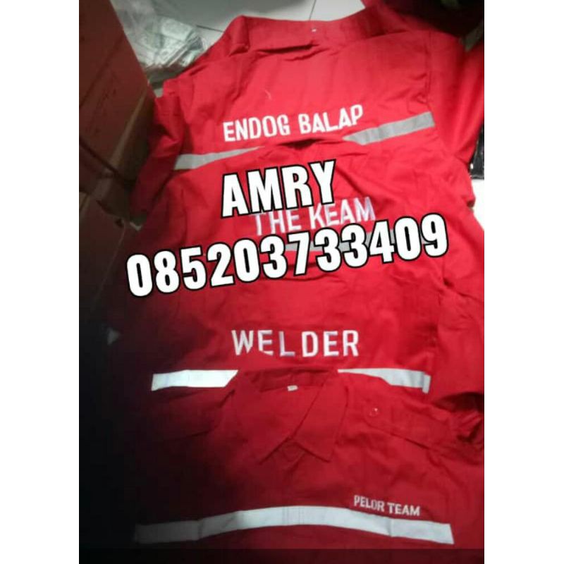 BAJU SAFETY WEARPACK ATASAN /PROYEK/KERJA WARNA BIRU DONKER/NAVY (AMRY JAYA SURABAYA)