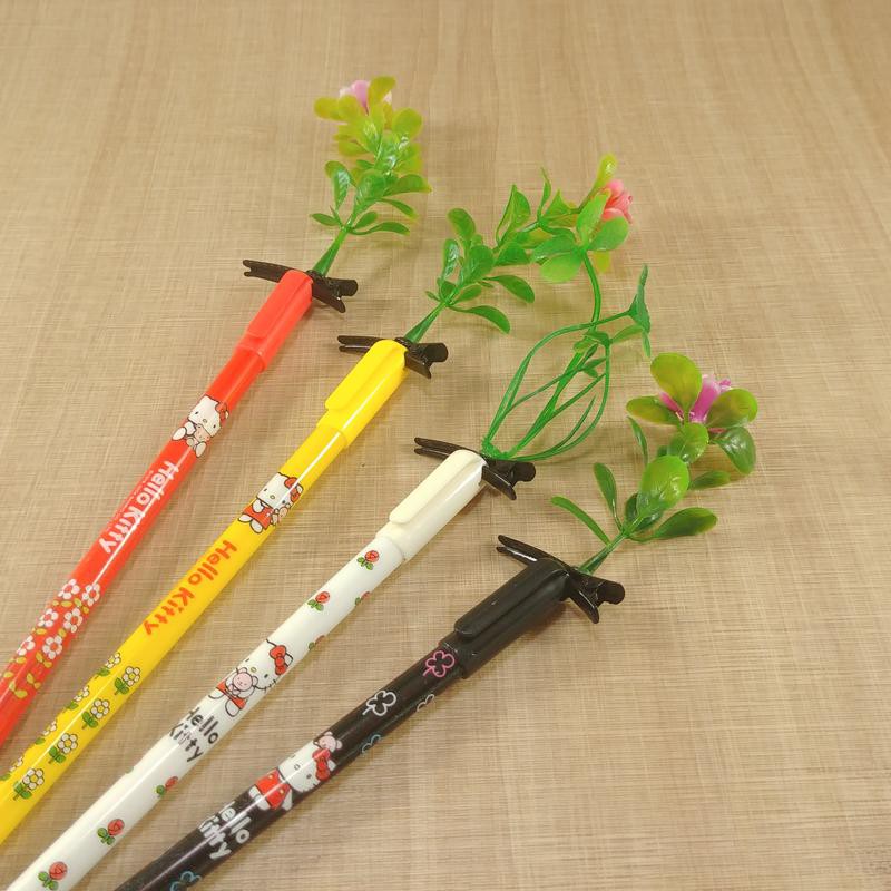 

gell pen jepit bunga hello kitty