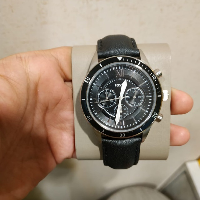 Coach Men Watch Black Leather