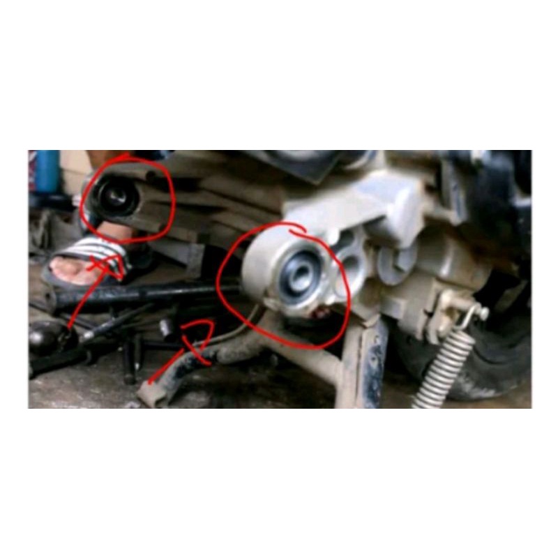 bos engine mounting honda beat vario karbu vario 125 vario 150 spacy scoopy pcx 125 pcx 150 ori 2pcs
