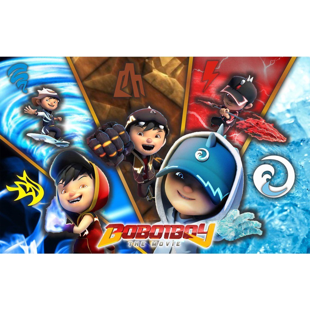 Boboiboy Poster Full Warna A3+ HD Murah &amp; Bagus